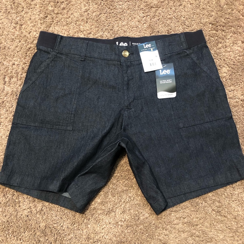 Lee Dark Blue Denim Women's Shorts